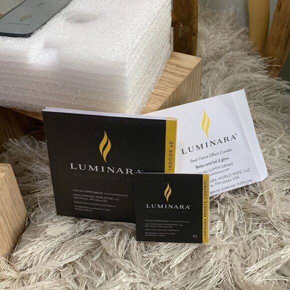 Luminara Red Glitter 5” Red Pillar
Flameless Indoor Candle With Remote - Picture 11 of 16